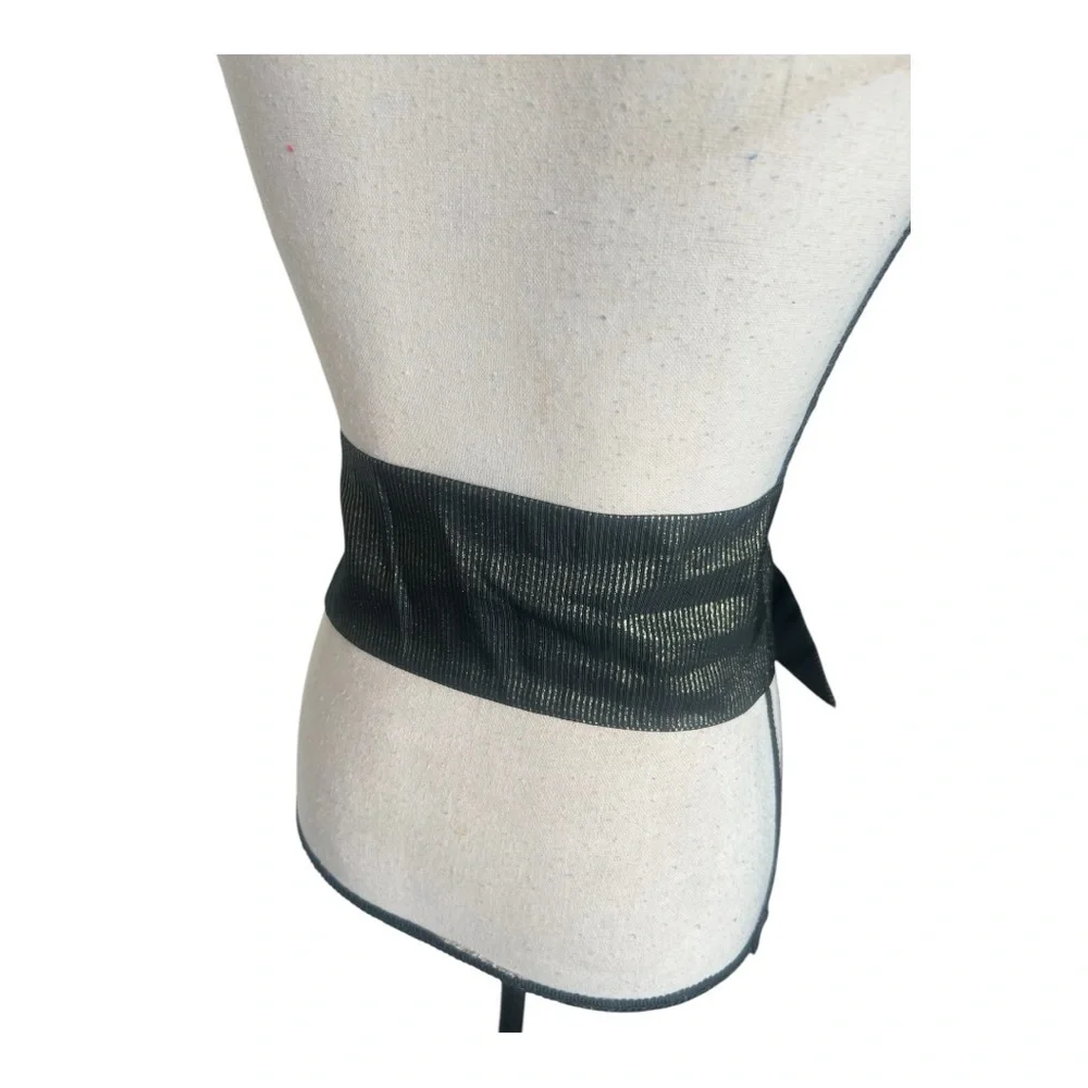 Echo Black Belt with Classic Bow Design
